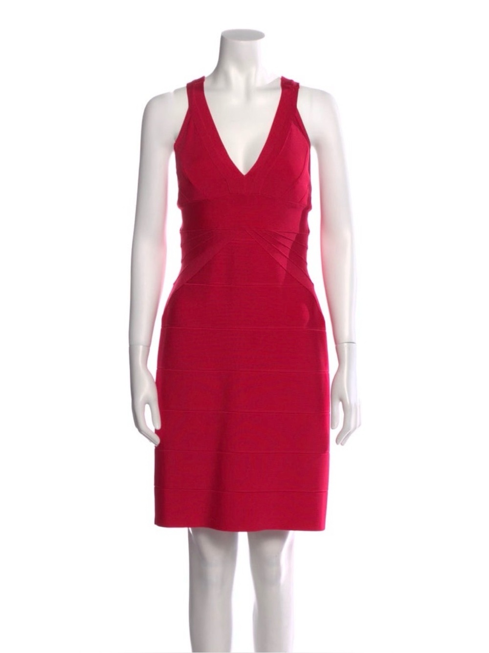 Herve Leger fuschia bandage dress—gorgeous! Size L